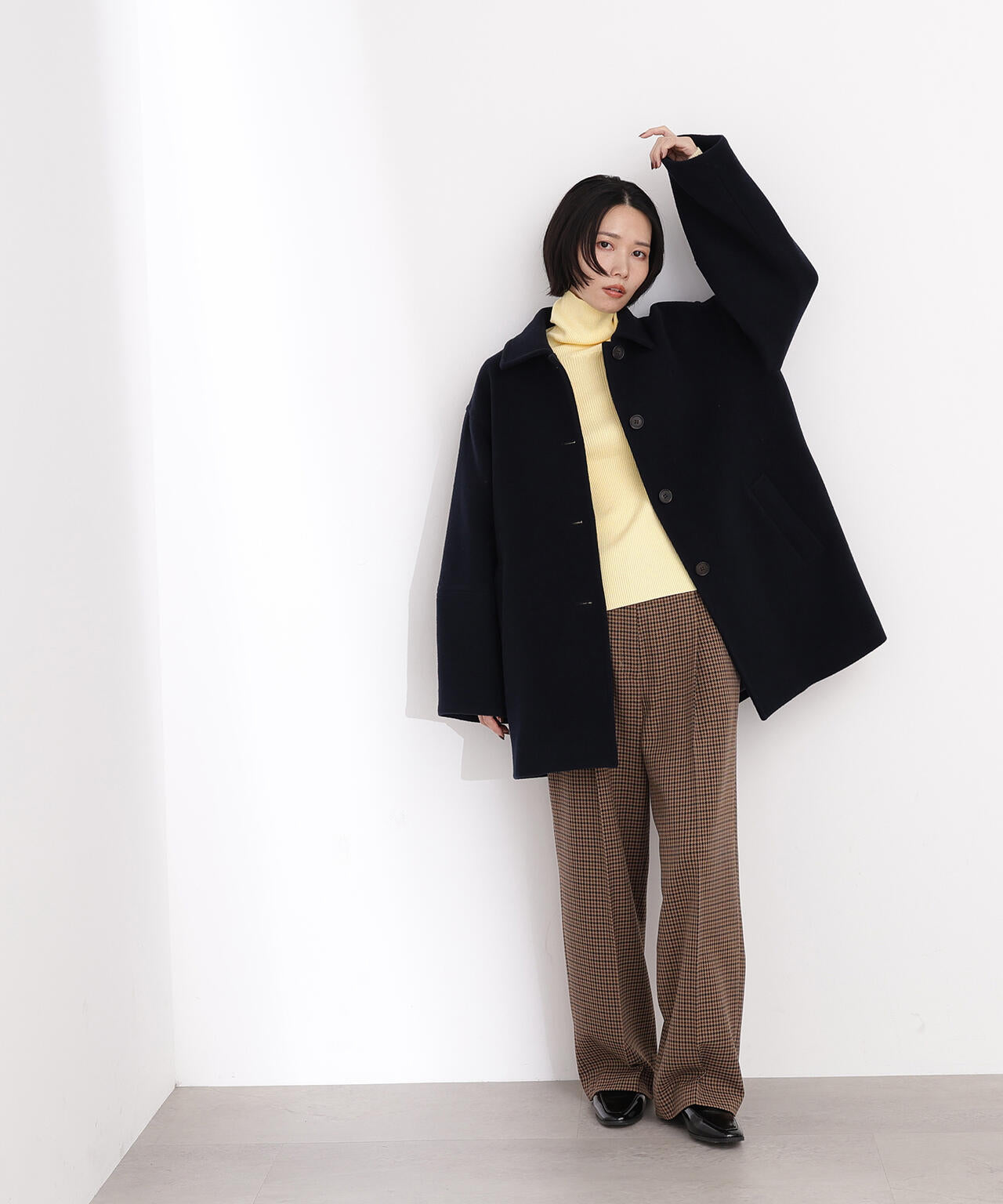 ベーシックタートルネックニット