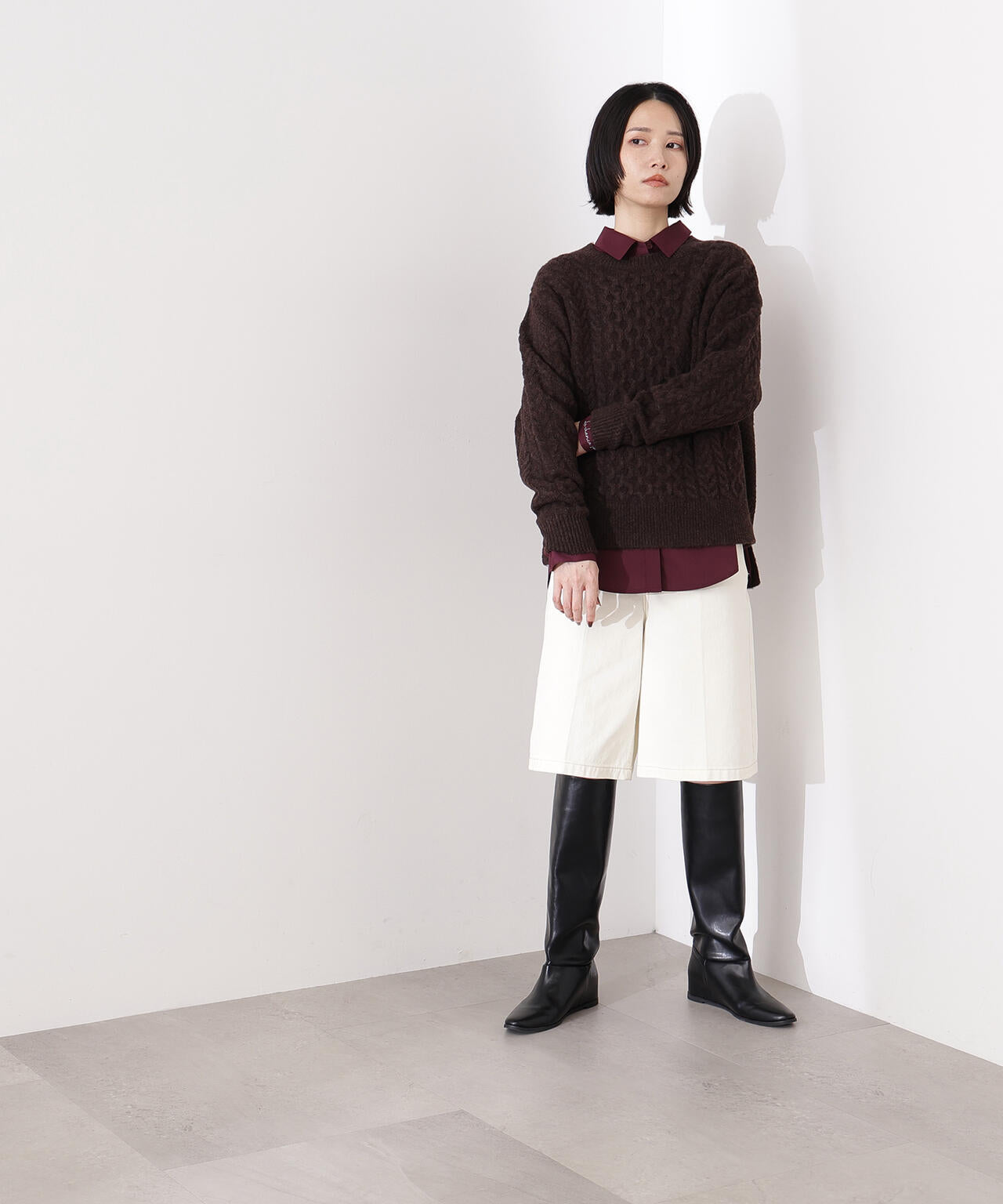 ベーシックケーブルニット | N. Natural Beauty Basic*（エヌ