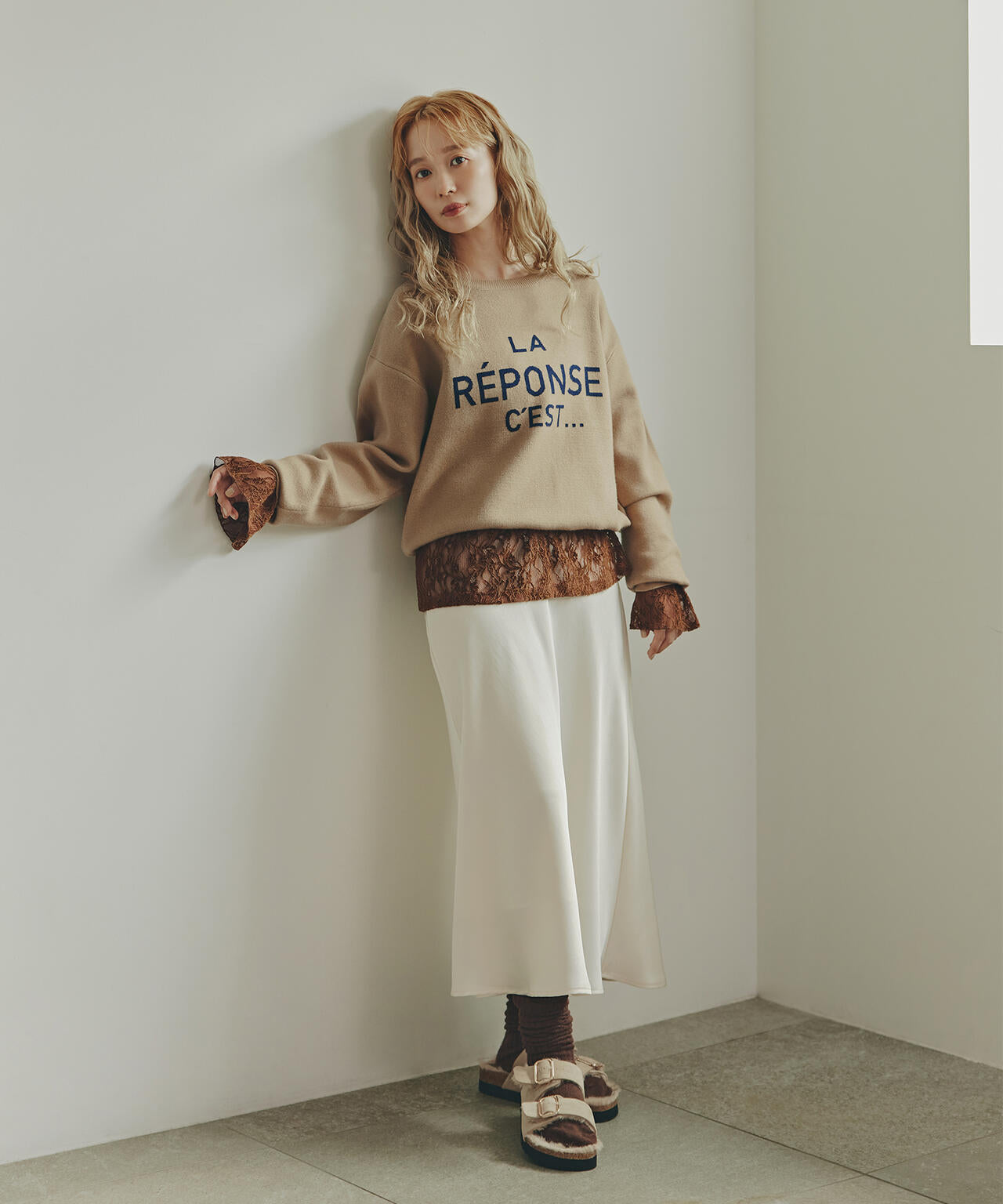 フレンチロゴジャガードニット | N. Natural Beauty Basic*（エヌ