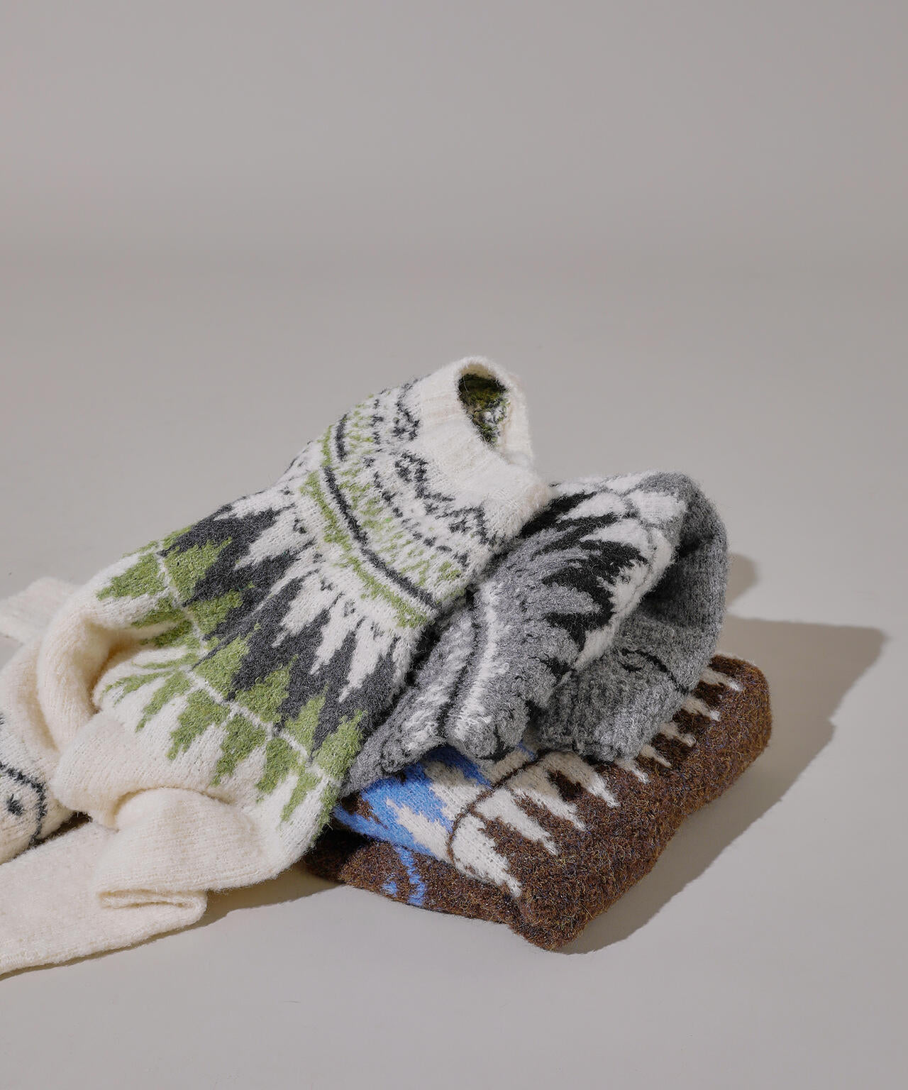 【岸本セシルさん着用】ノルディックニット