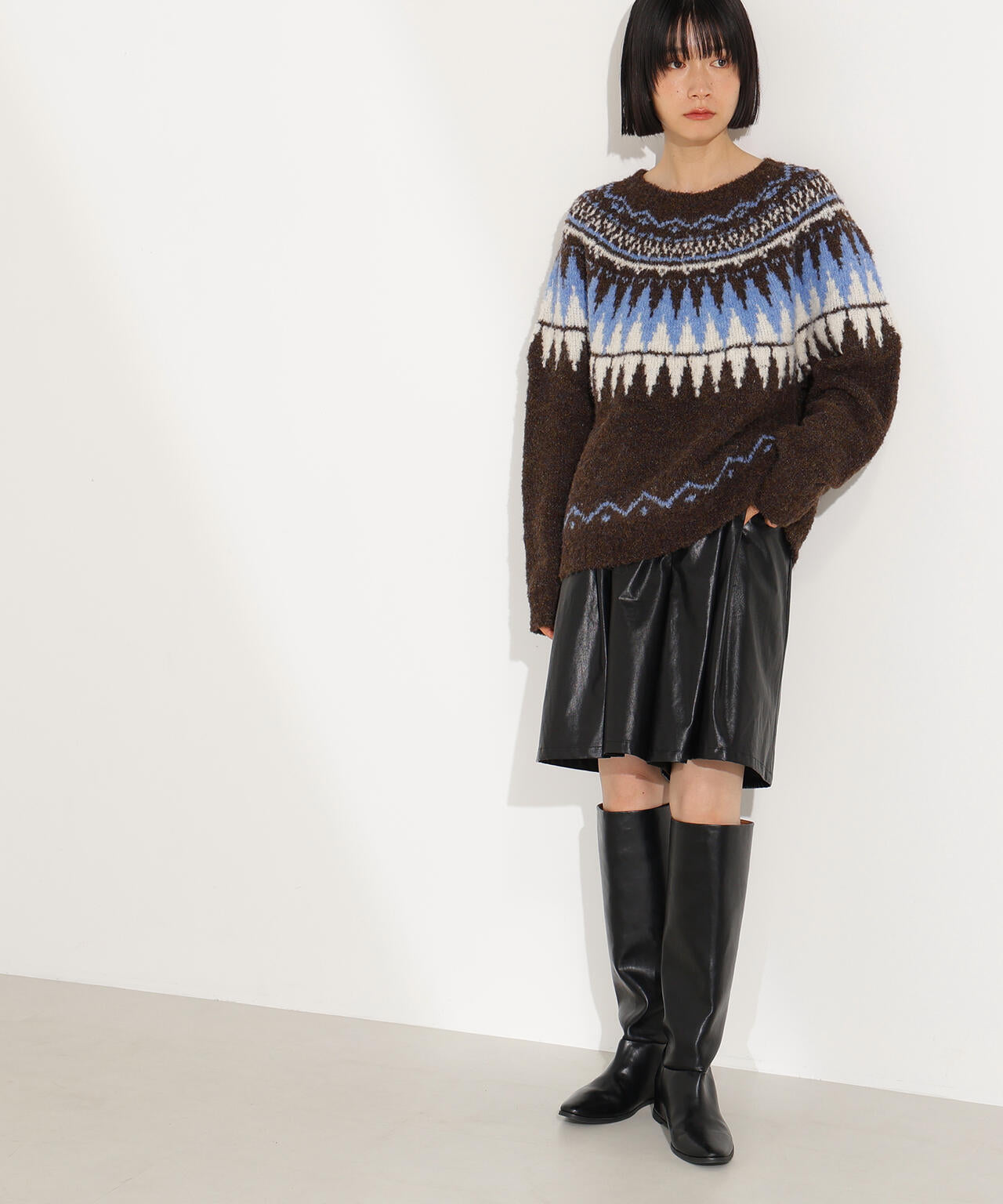 岸本セシルさん着用】ノルディックニット | N. Natural Beauty Basic