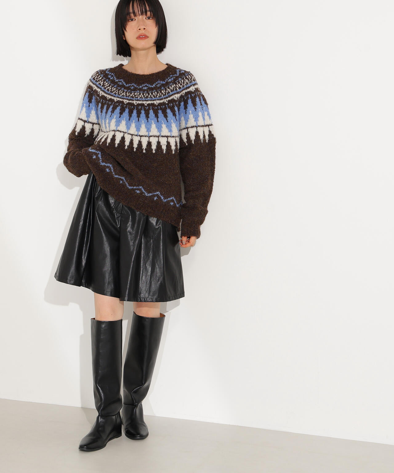 岸本セシルさん着用】ノルディックニット | N. Natural Beauty Basic