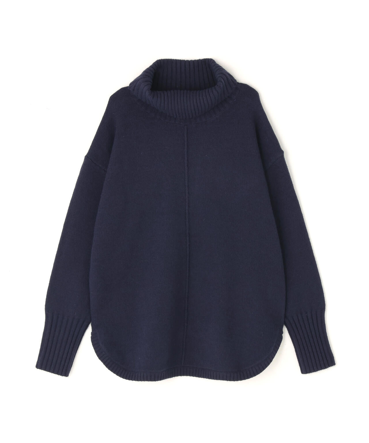 タートルネックオーバーニット