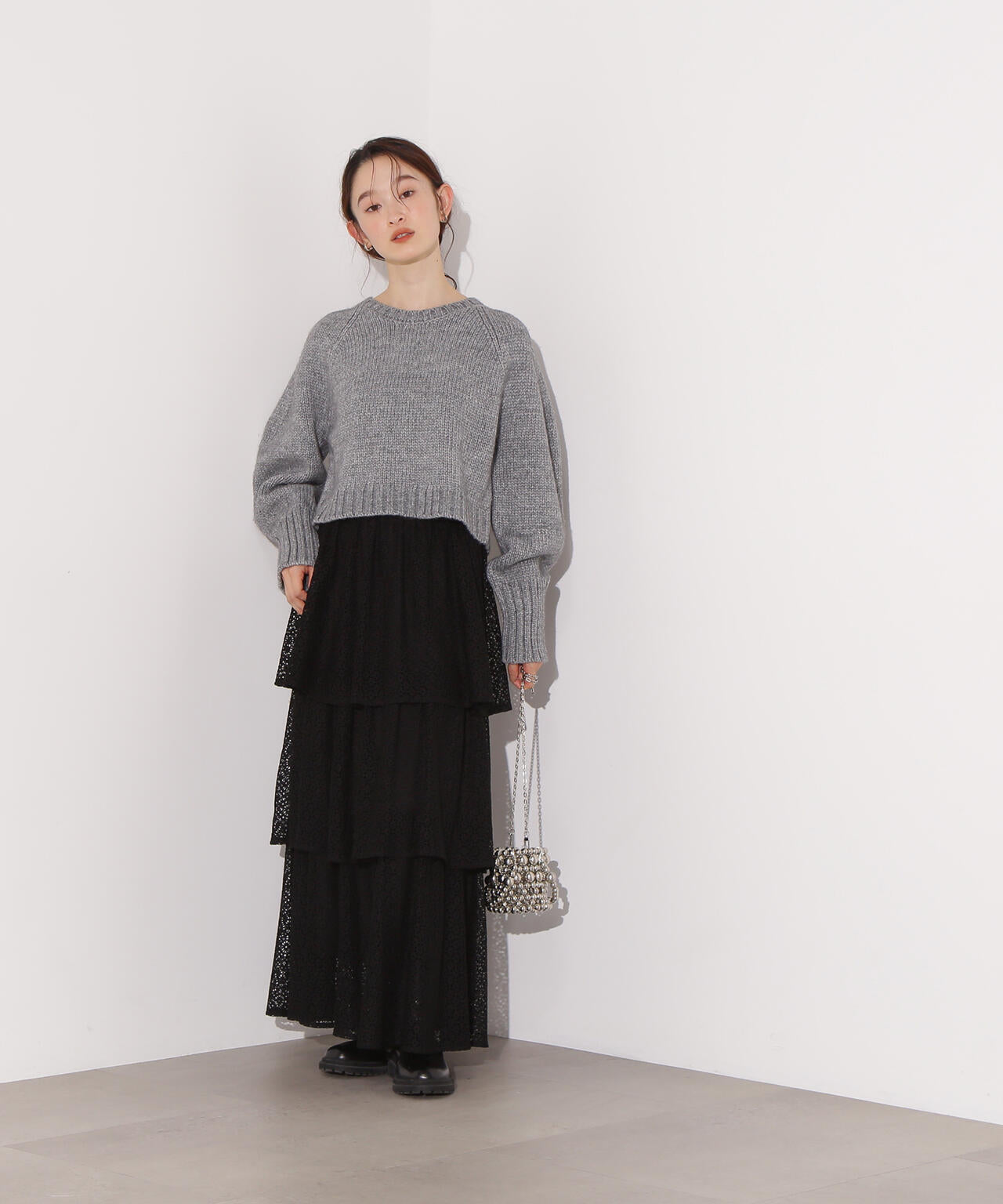 ミドルゲージフォルムニット