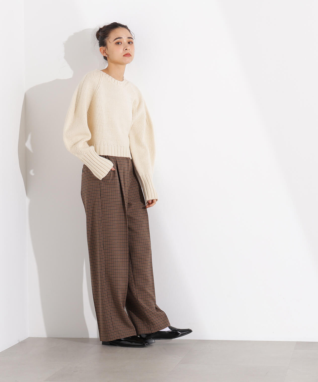 ミドルゲージフォルムニット