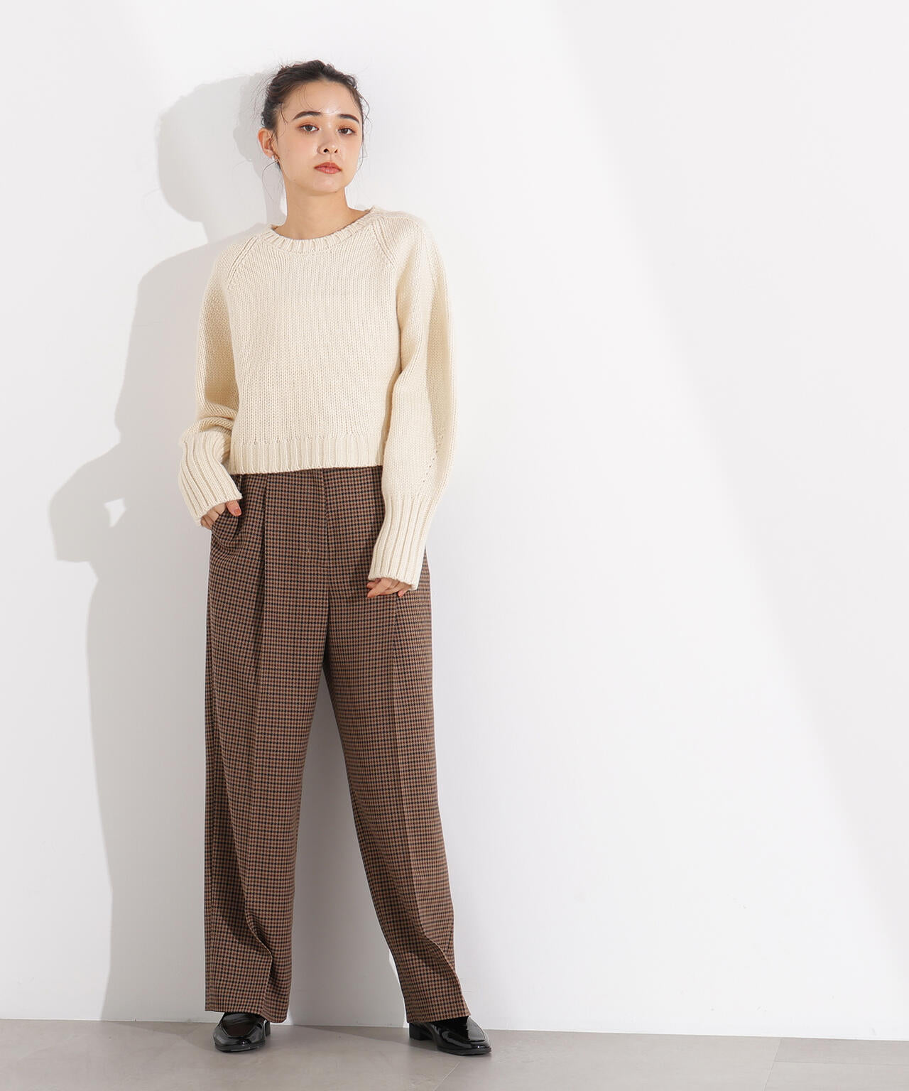 ミドルゲージフォルムニット