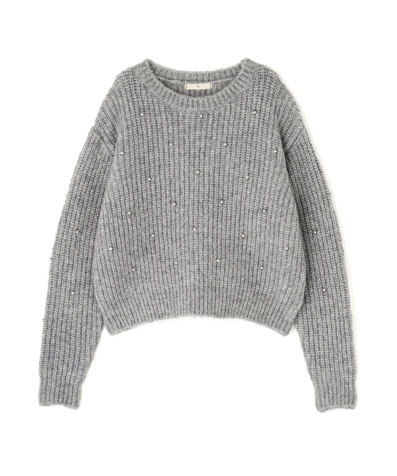 スタッズ畦ニット | N. Natural Beauty Basic*（エヌ ナチュラル