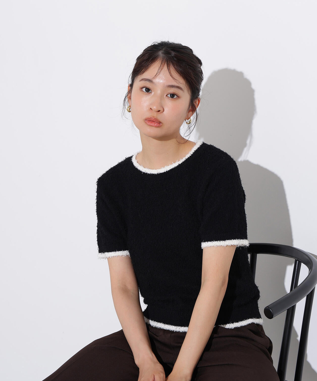 ミニフリンジバイカラーニット | N. Natural Beauty Basic