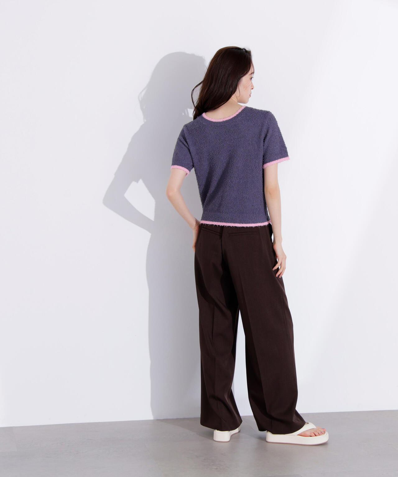 【完売品】ダイリク　フリンジニット FREAK'S STORE ベスト ジレ フリンジニットベスト/ニットジレ