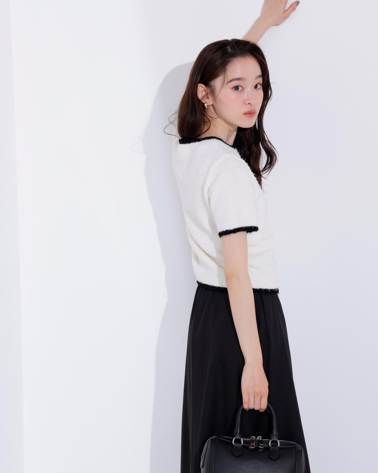 ミニフリンジバイカラーニット | N. Natural Beauty Basic