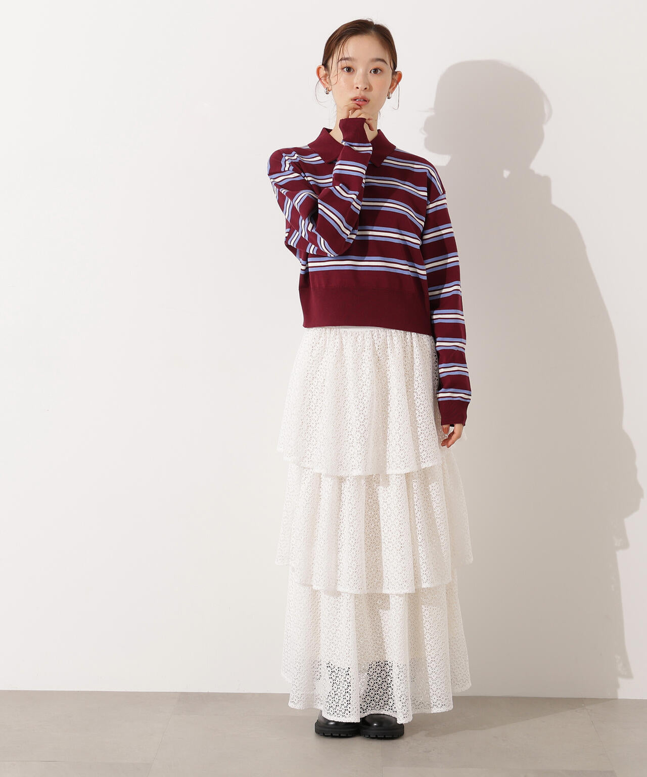 小室安未さん着用】ラガーニット | N. Natural Beauty Basic