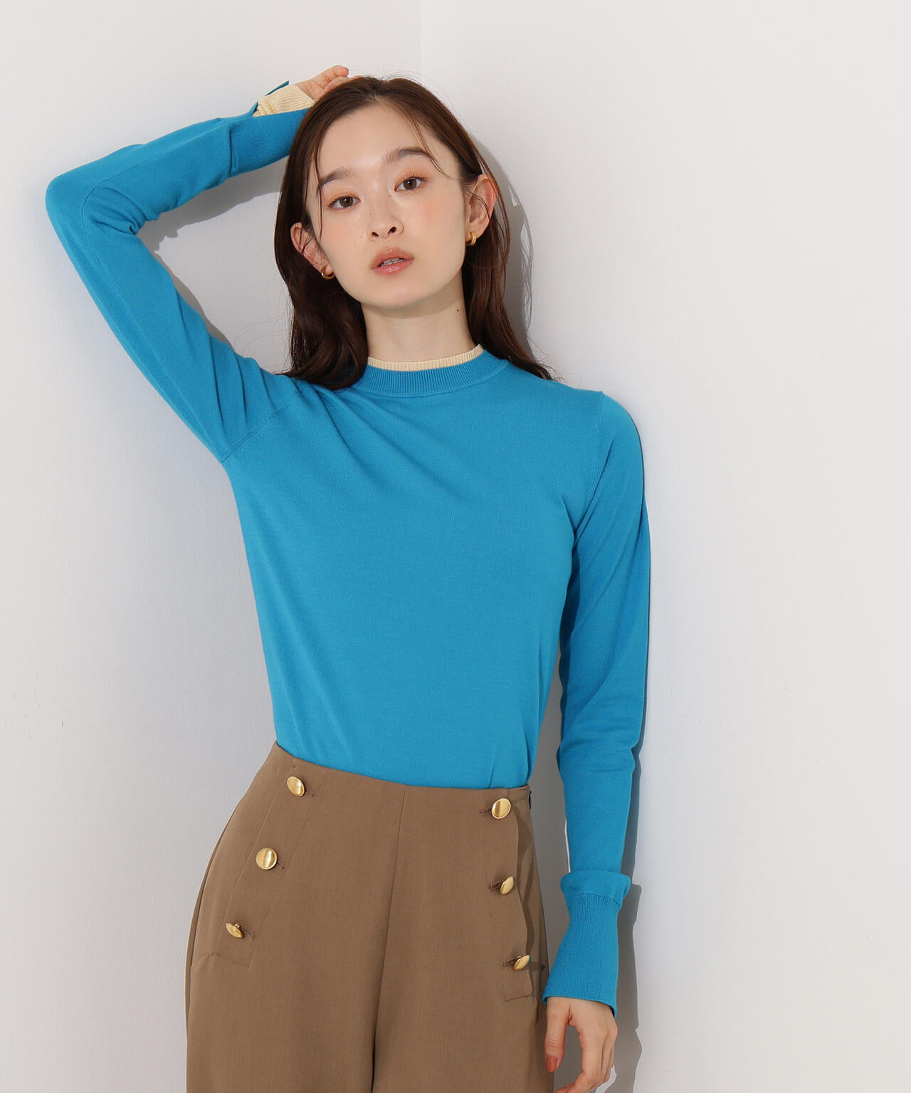 【小室安未さん着用】レイヤード風ニット