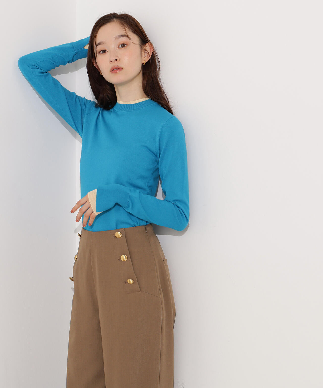 【小室安未さん着用】レイヤード風ニット