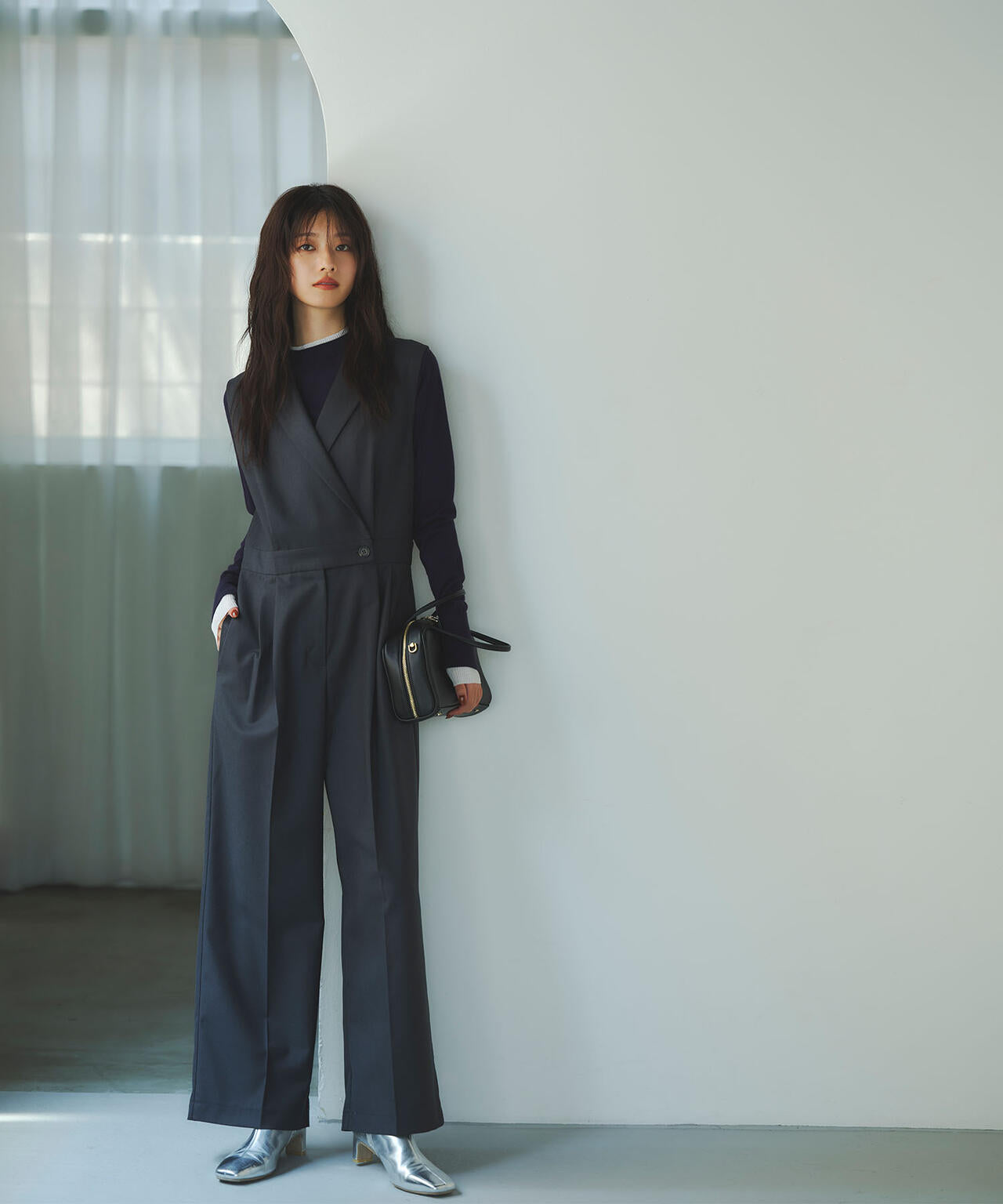 【小室安未さん着用】レイヤード風ニット