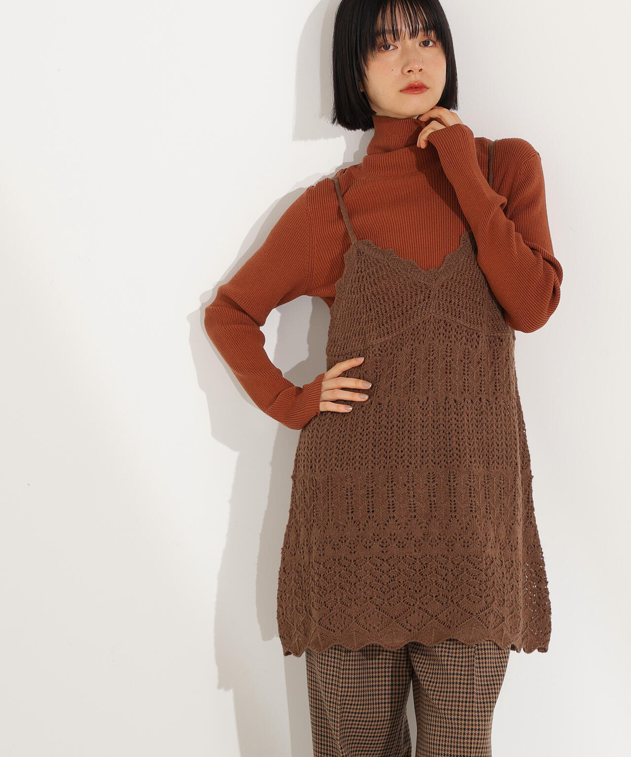 カギアミ風ヘアリーニットビスチェ | N. Natural Beauty Basic*（エヌ