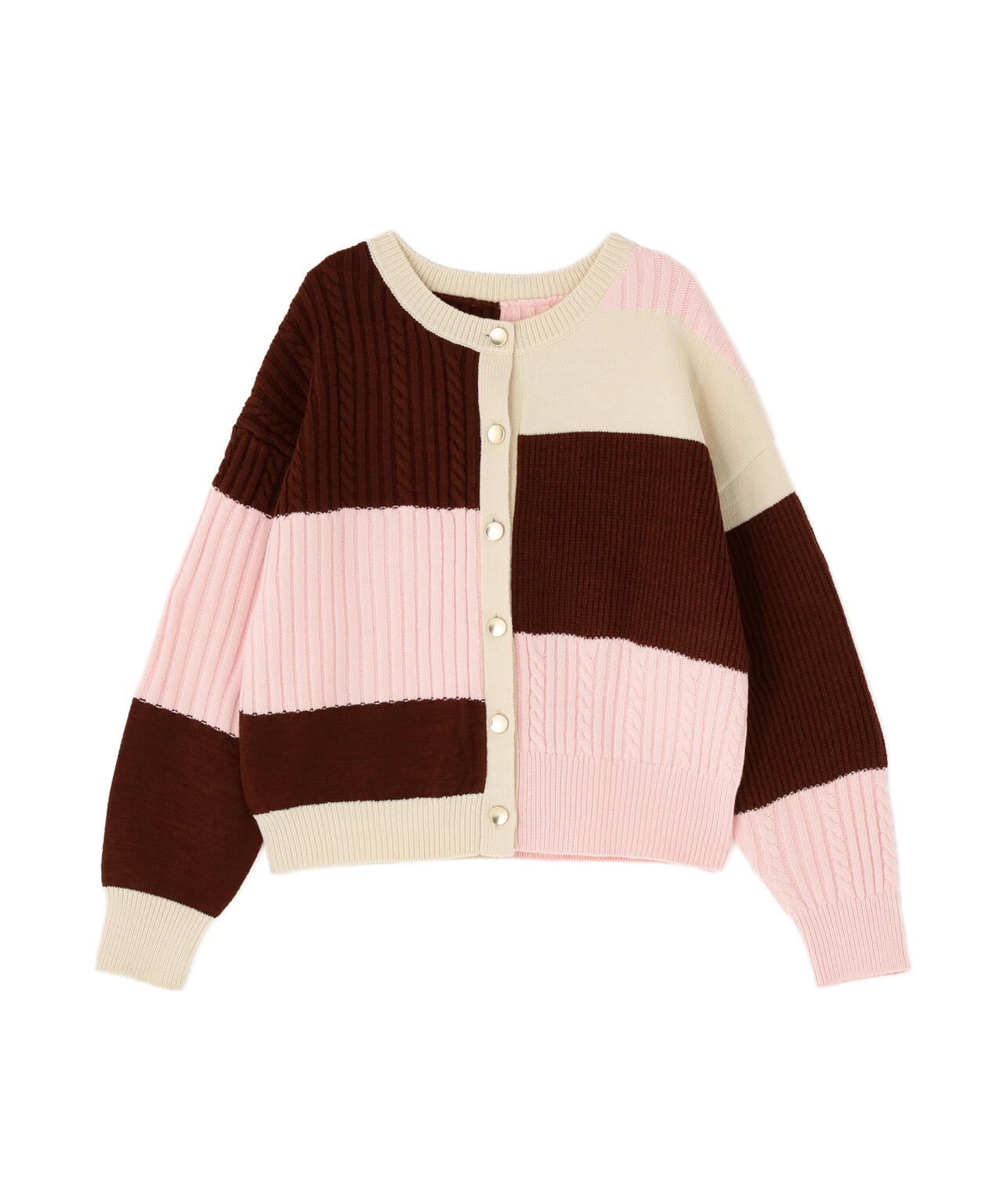 カラーブロッキングカーディガン | N. Natural Beauty Basic*（エヌ