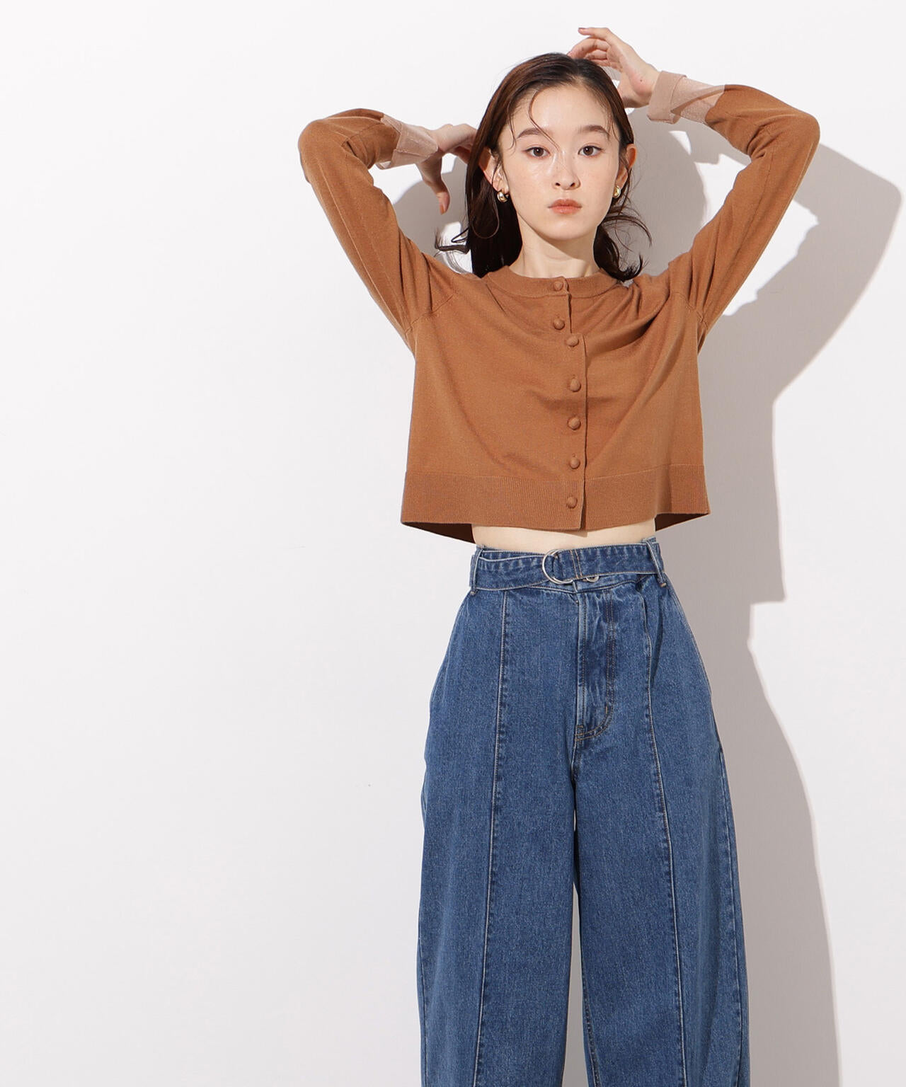 シアーカフスコンパクトカーデ | N. Natural Beauty Basic