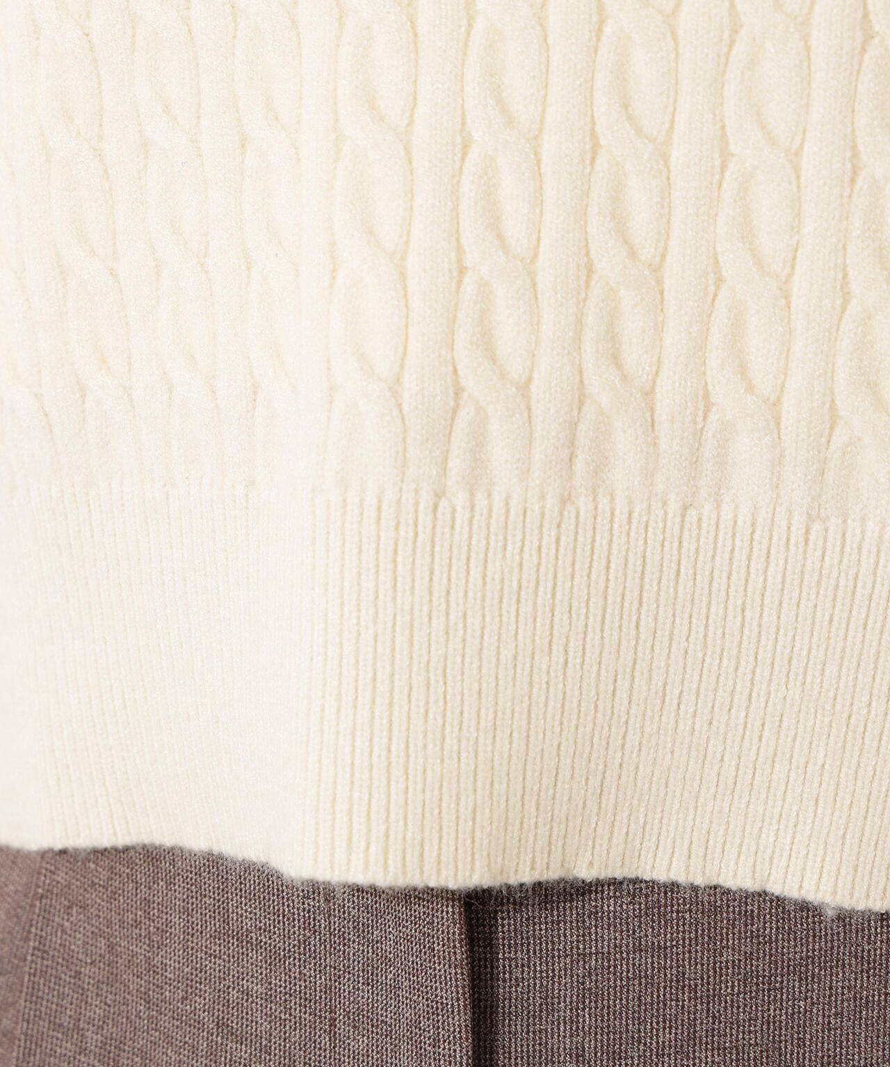 【小室安未さん着用】メタルボタンケーブルアンサンブル