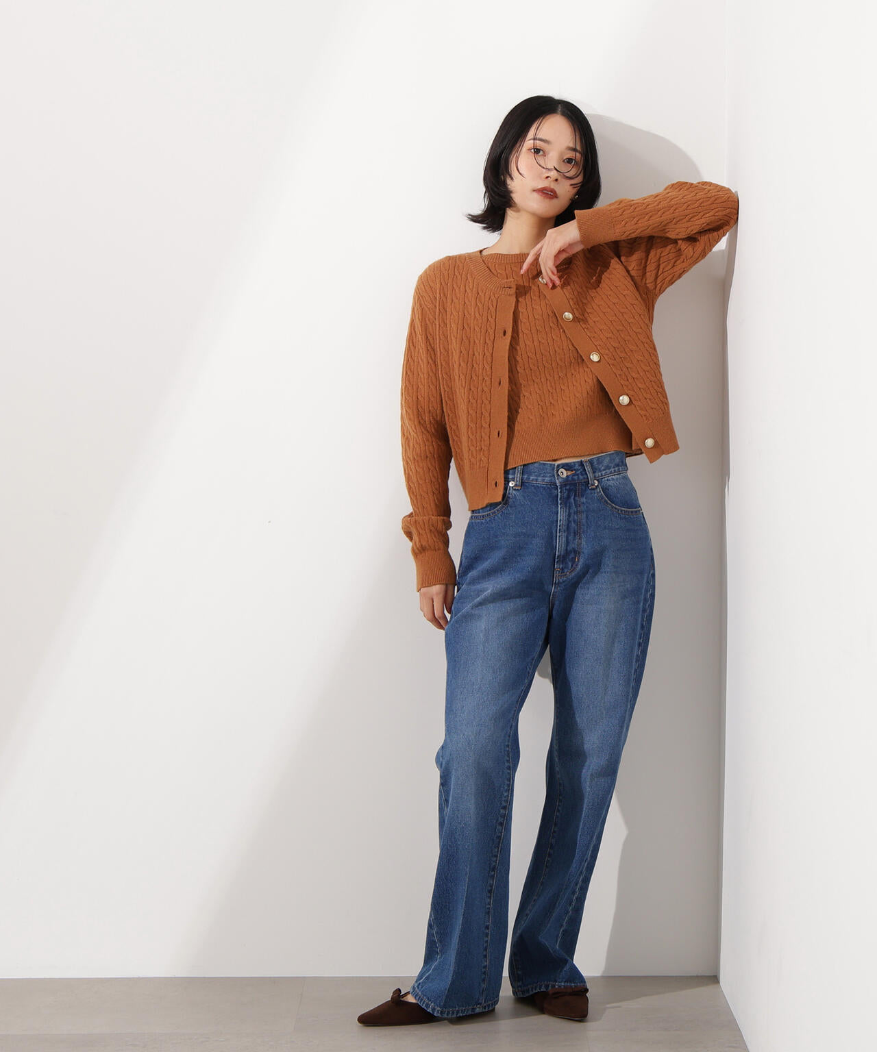 小室安未さん着用】メタルボタンケーブルアンサンブル | N. Natural