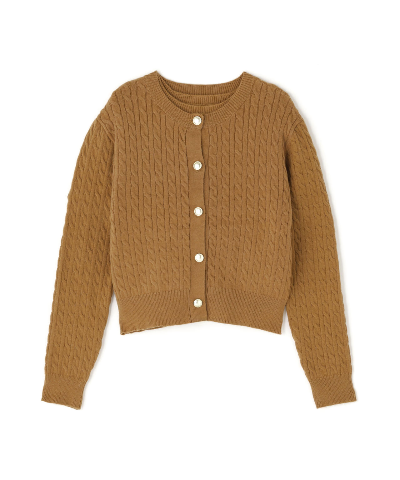 【小室安未さん着用】メタルボタンケーブルアンサンブル