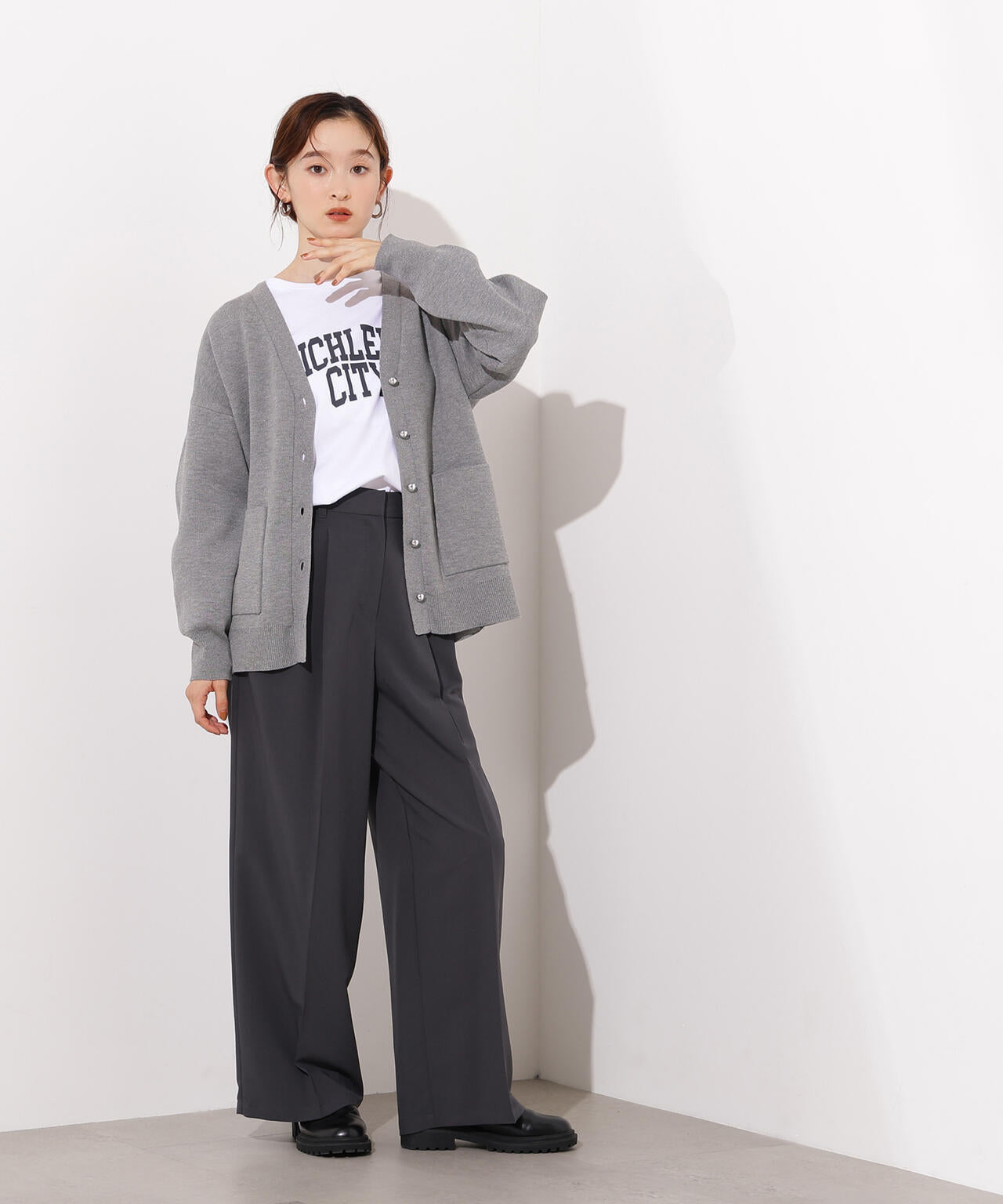 arts & science カーディガン　ニット　グレー ARTS&SCIENCE（カーディガン）のフリマアイテム一覧