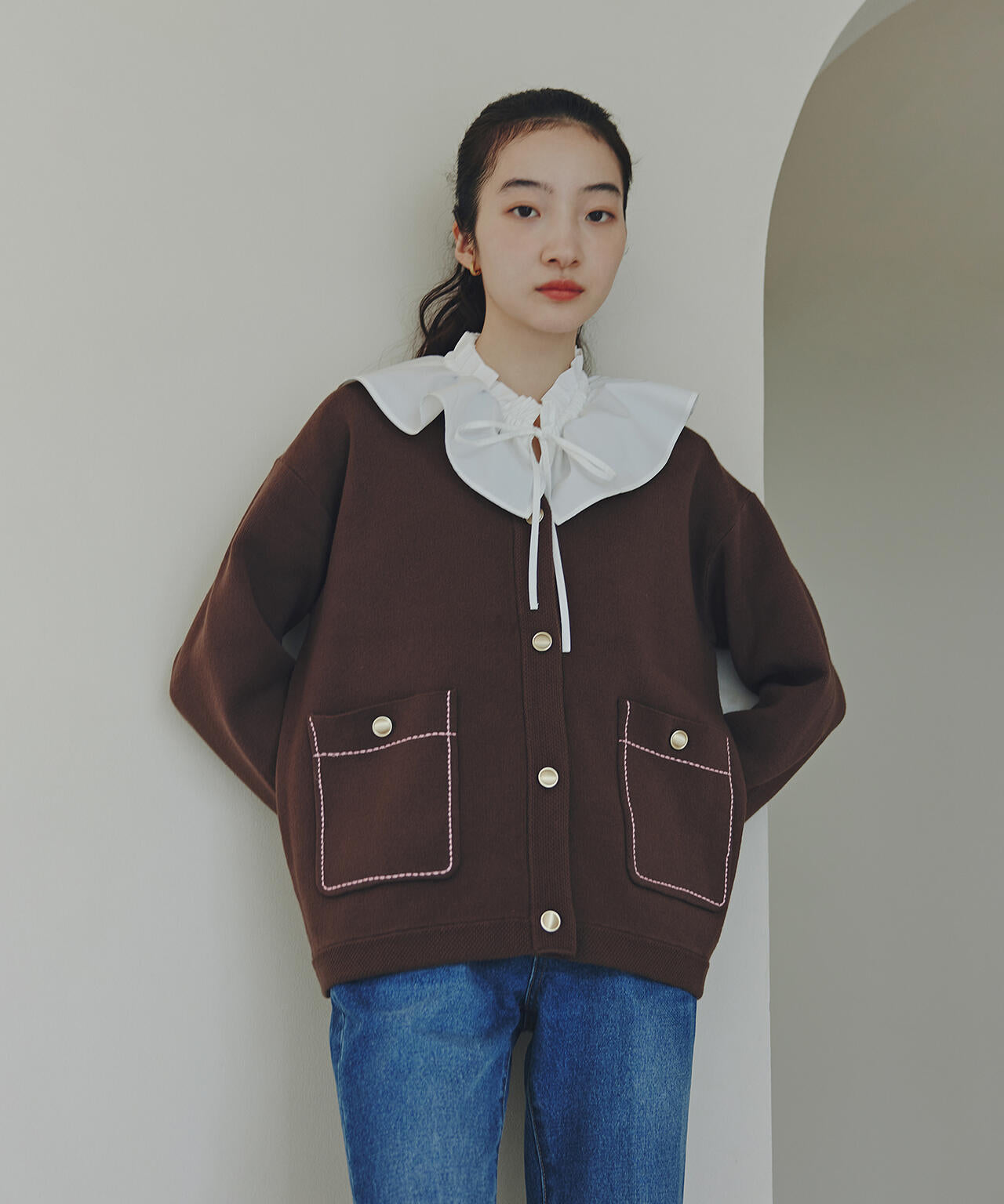 ミドル丈ニットジャケット | N. Natural Beauty Basic*（エヌ