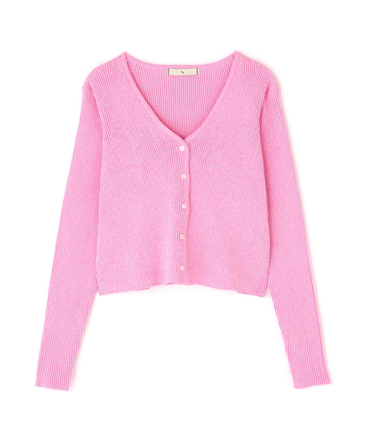 コンパクトVネックリブカーディガン | N. Natural Beauty Basic*（エヌ