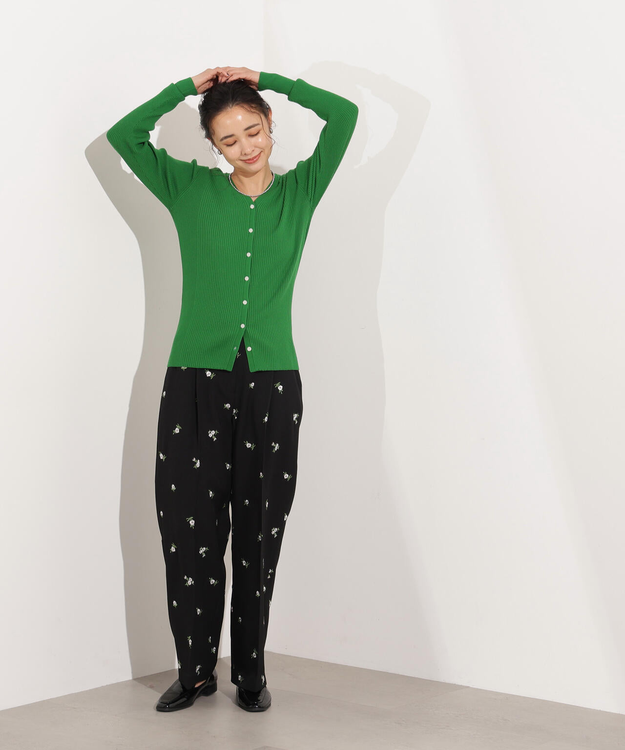 Vネックリブカーディガン | N. Natural Beauty Basic*（エヌ