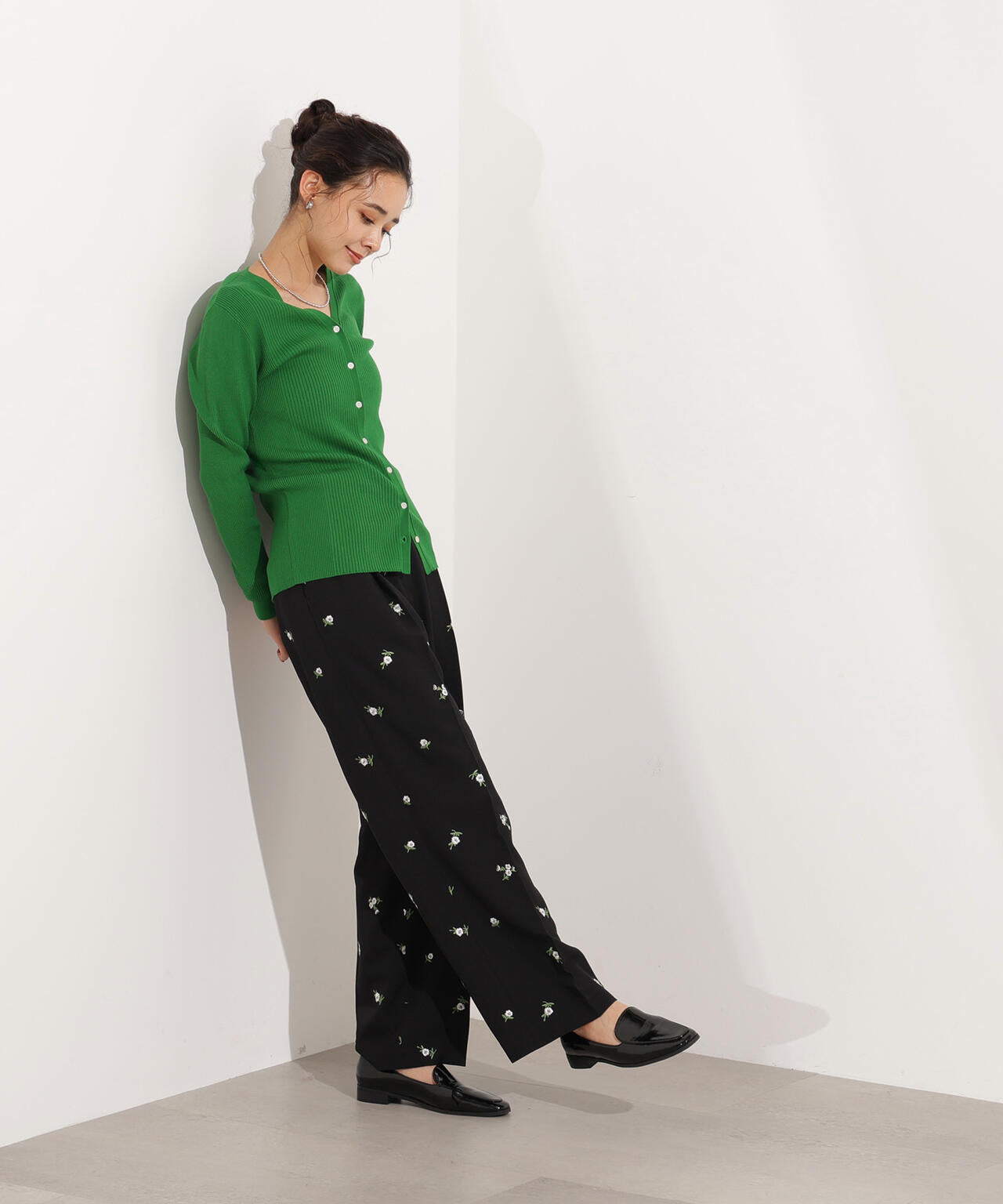 Vネックリブカーディガン | N. Natural Beauty Basic*（エヌ