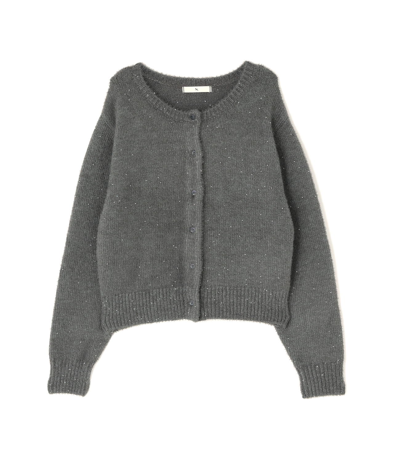 【小室安未さん着用】ビーズミックスヘアリーカーディガン