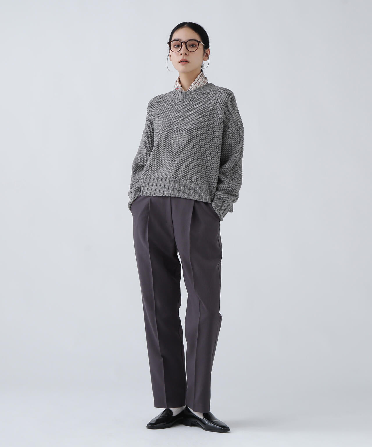 好きを着て気分が高まる】鹿の子編みエフォートレスニット | NAVYNAVY