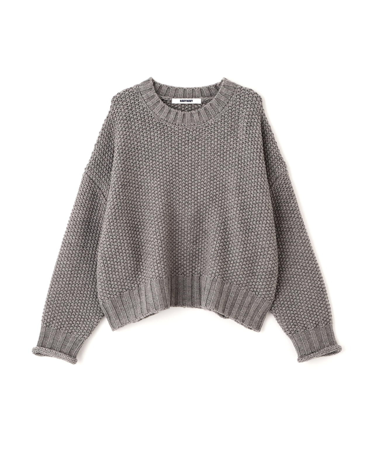 【好きを着て気分が高まる】鹿の子編みエフォートレスニット