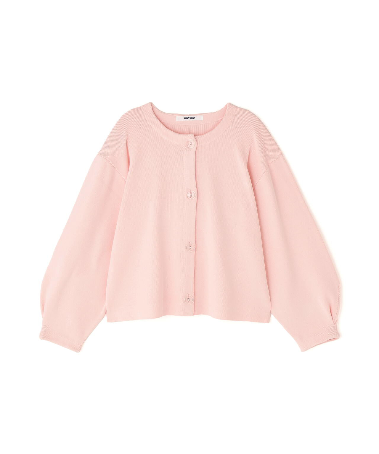 【ユーティリティー】毛玉になりにくいクリア釦ニットカーディガン