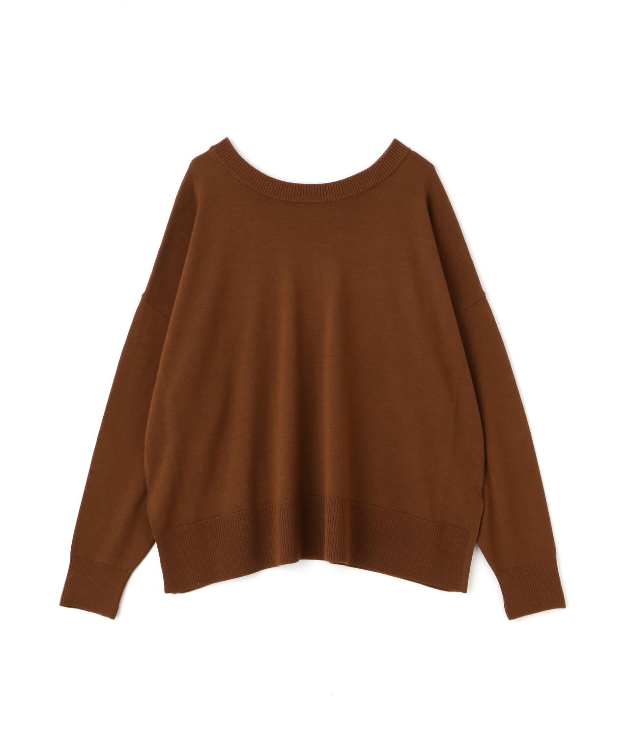 【ユーティリティー】毛玉になりにくい前後2WAY華奢みえニット