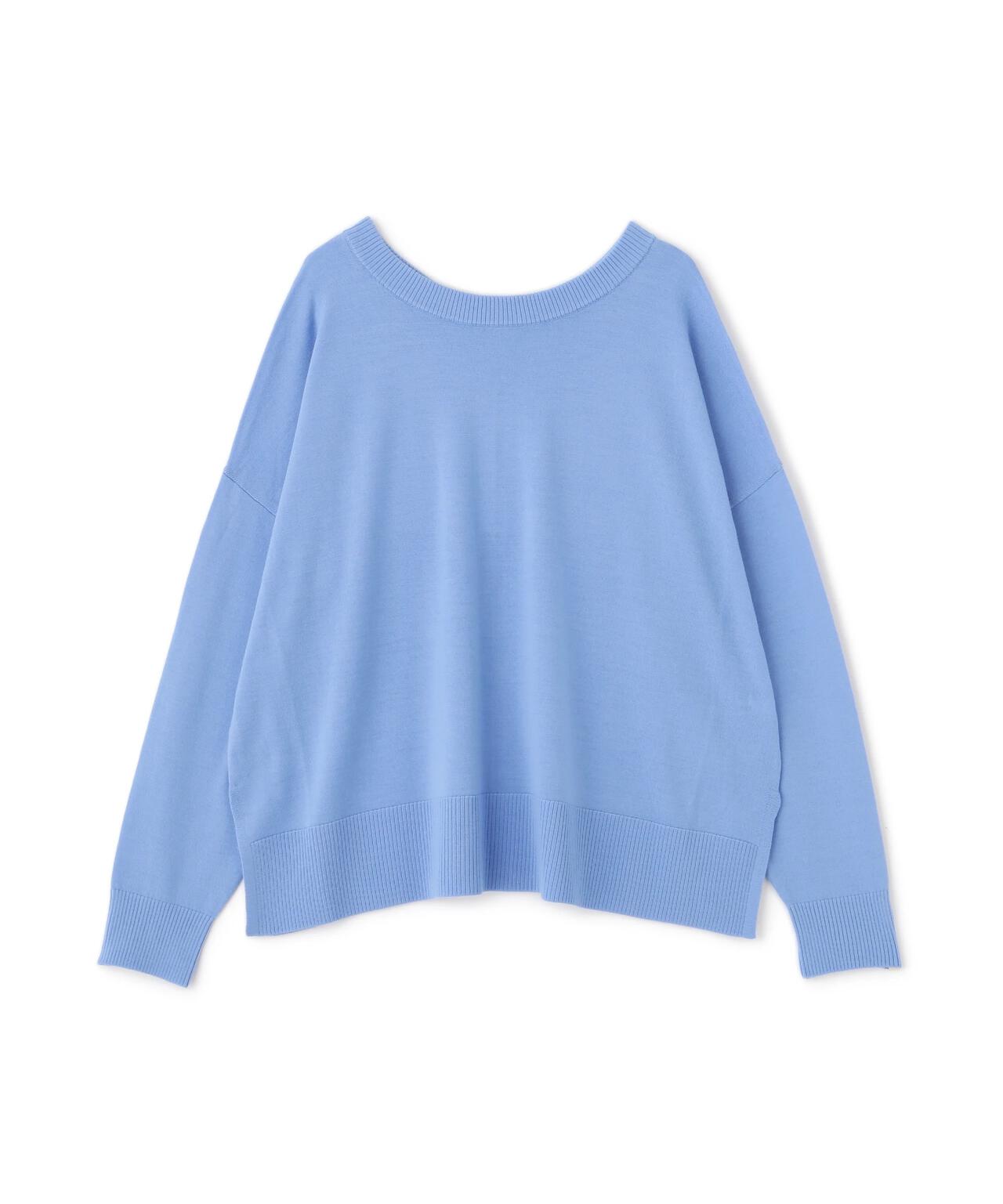 【ユーティリティー】毛玉になりにくい前後2WAY華奢みえニット