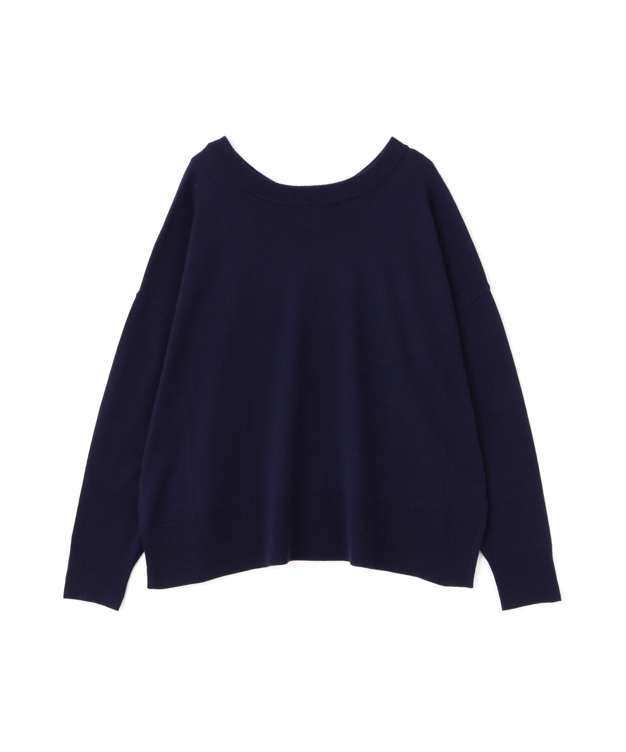 【ユーティリティー】毛玉になりにくい前後2WAY華奢みえニット