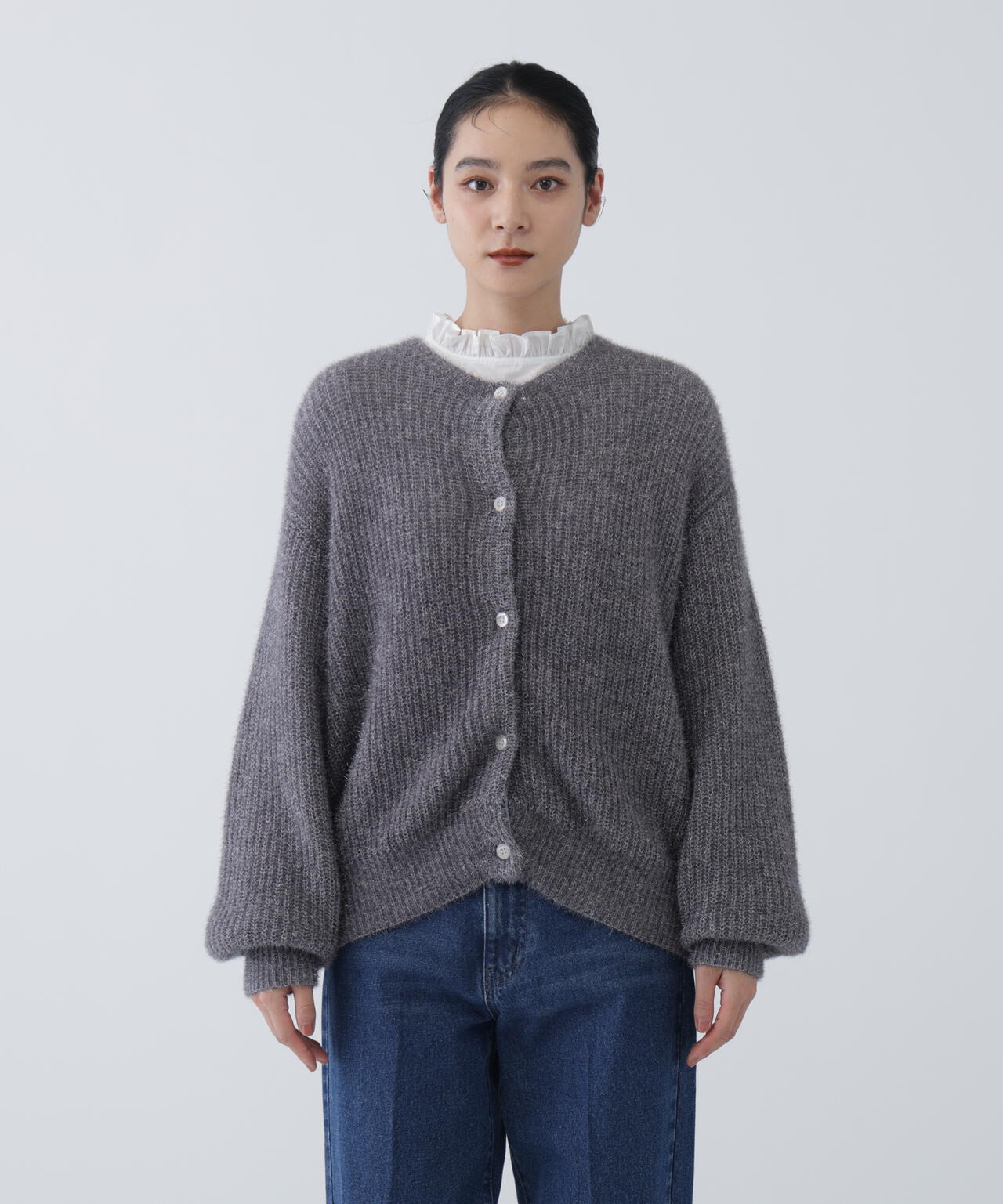 美品✨️think fur FurxKnit Medium Cardigan think fur FurxKnit Medium Cardigan