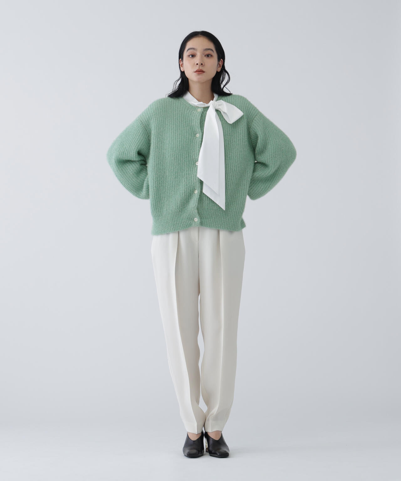 好きを着て気分が高まる】ファンシーラメモールニット