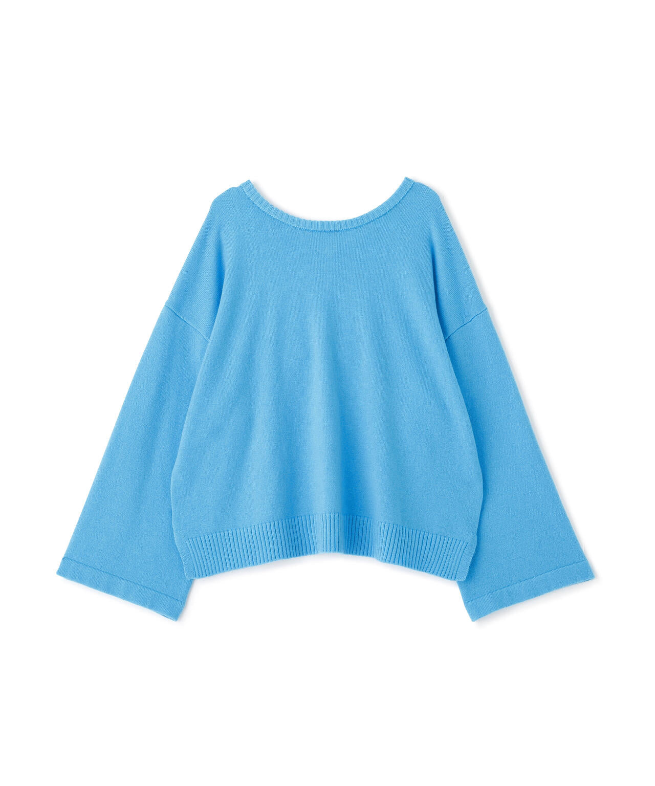 【ユーティリティー】洗えるウール混前後2WAYボクシーニット