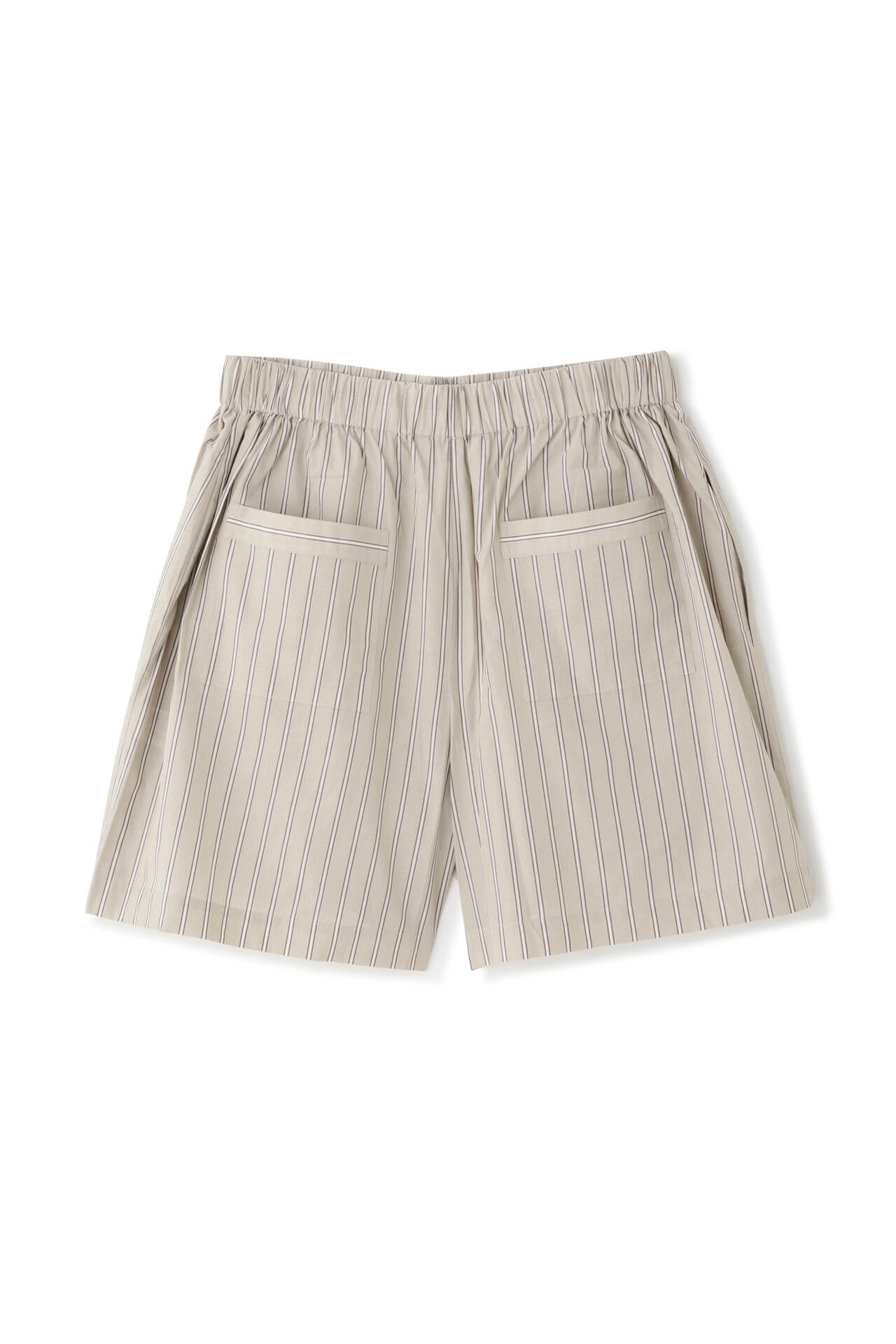 STUDIO NICHOLSON / BOLD STRIPE COTTON ELASTICATED SHORT