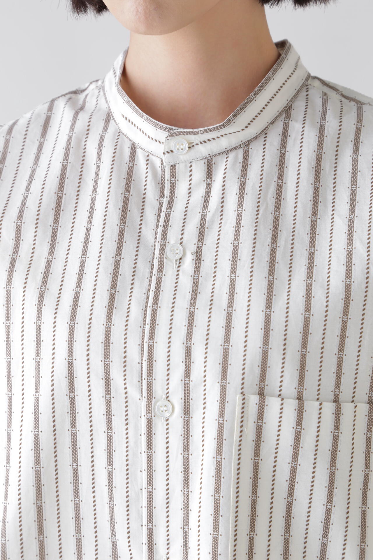 Cristaseya / OVERSIZED MAO SHIRT