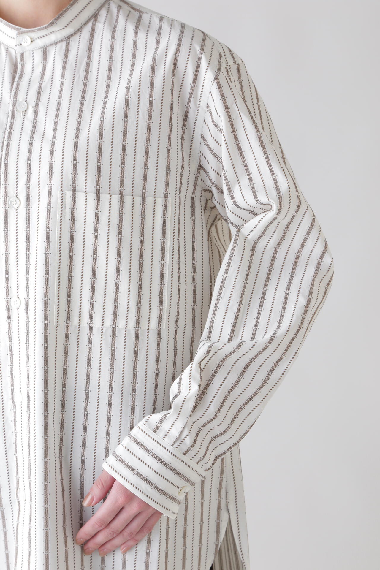 Cristaseya / OVERSIZED MAO SHIRT