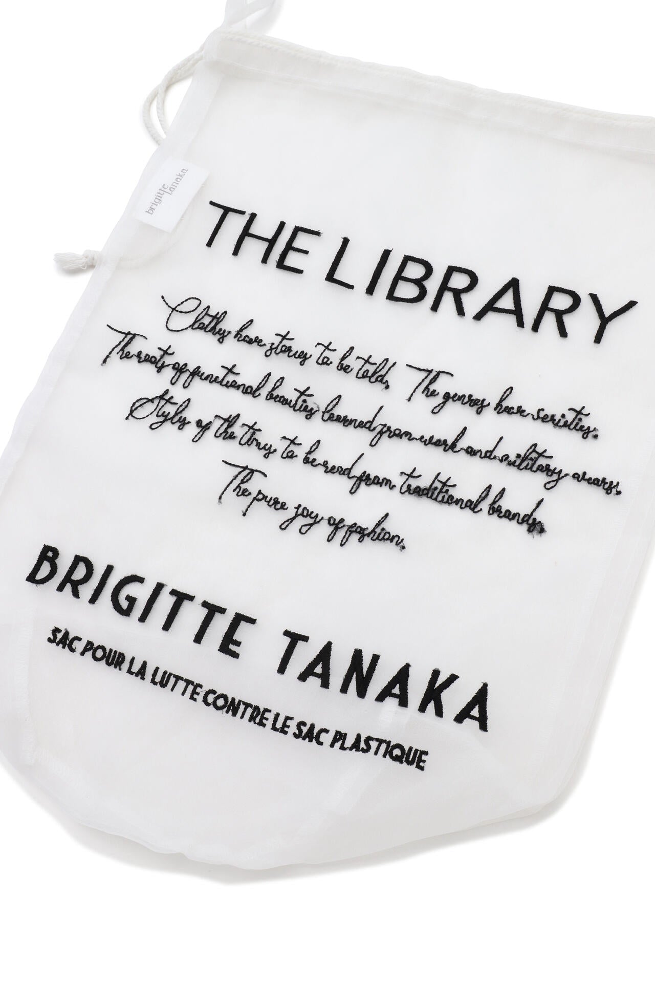 別注］Brigitte TANAKA / ORGANDIE BAG BT.MO.781 | THE LIBRARY（ザ