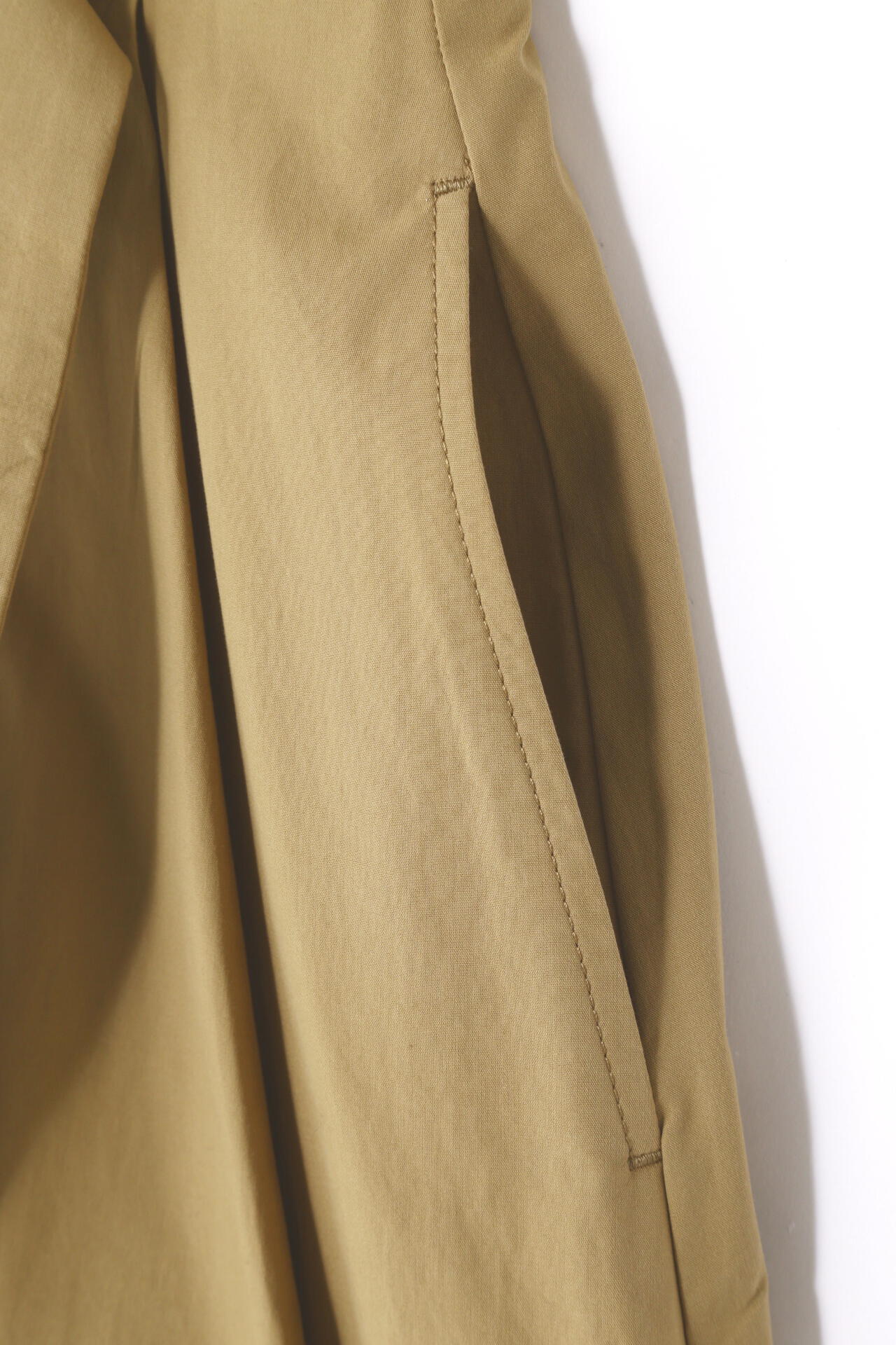 STUDIO NICHOLSON / POWDER COTTON BELTED WIDE LEG PANT | THE