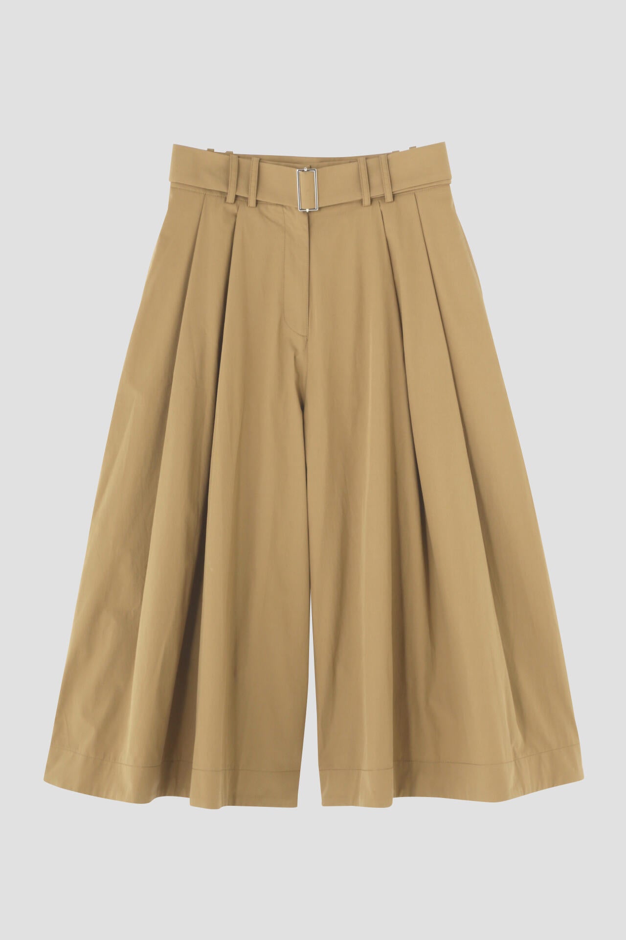 STUDIO NICHOLSON / POWDER COTTON BELTED WIDE LEG PANT | THE