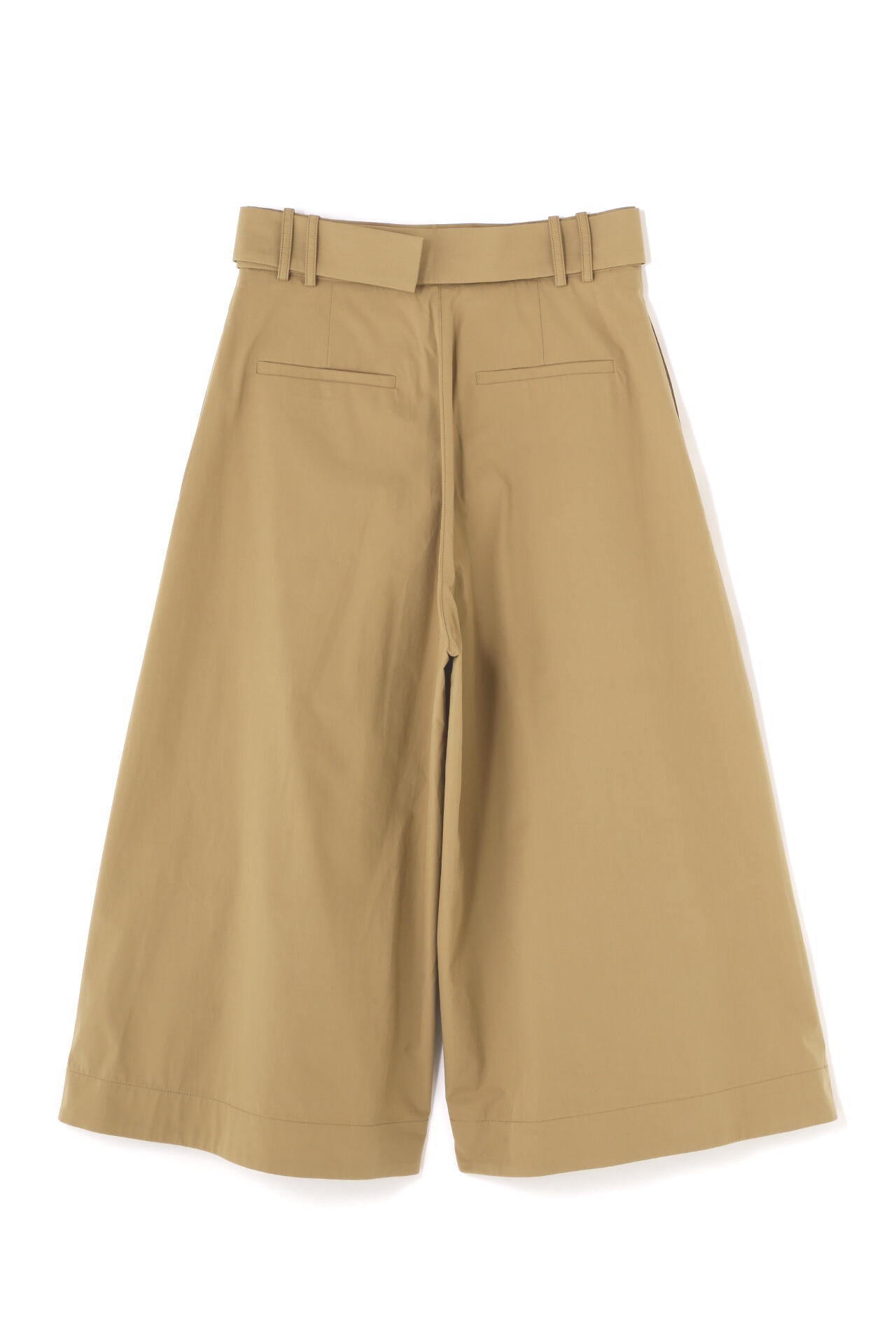 STUDIO NICHOLSON / POWDER COTTON BELTED WIDE LEG PANT | THE