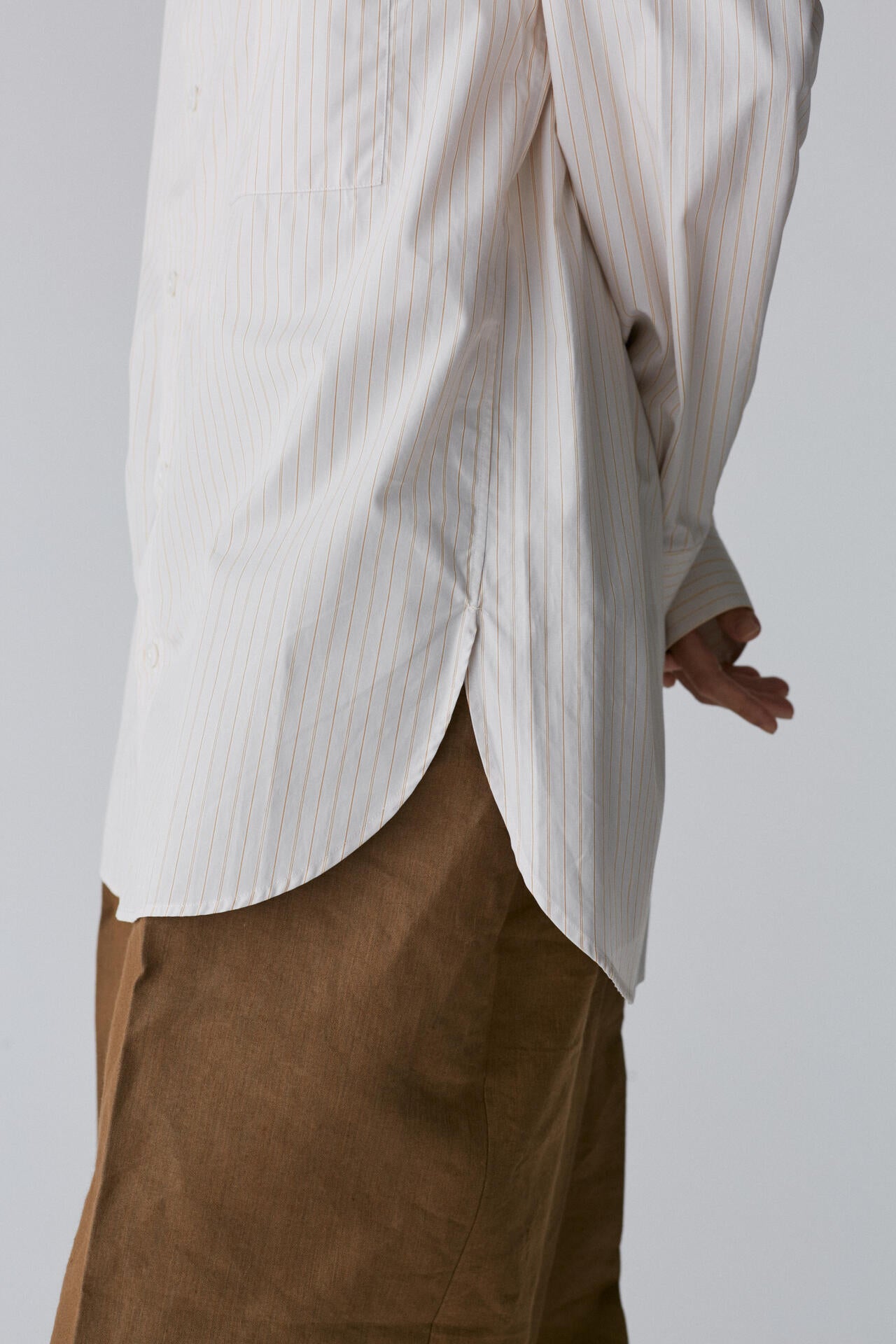 Cristaseya / HANDMADE MAO SHIRT WITH FRINGED COLLAR | THE LIBRARY