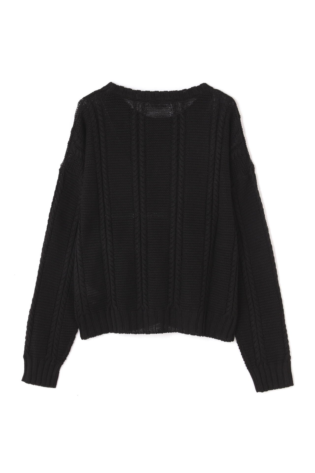 Cristaseya / LINEN CABLE KNIT SWEATER | THE LIBRARY（ザ ライブ