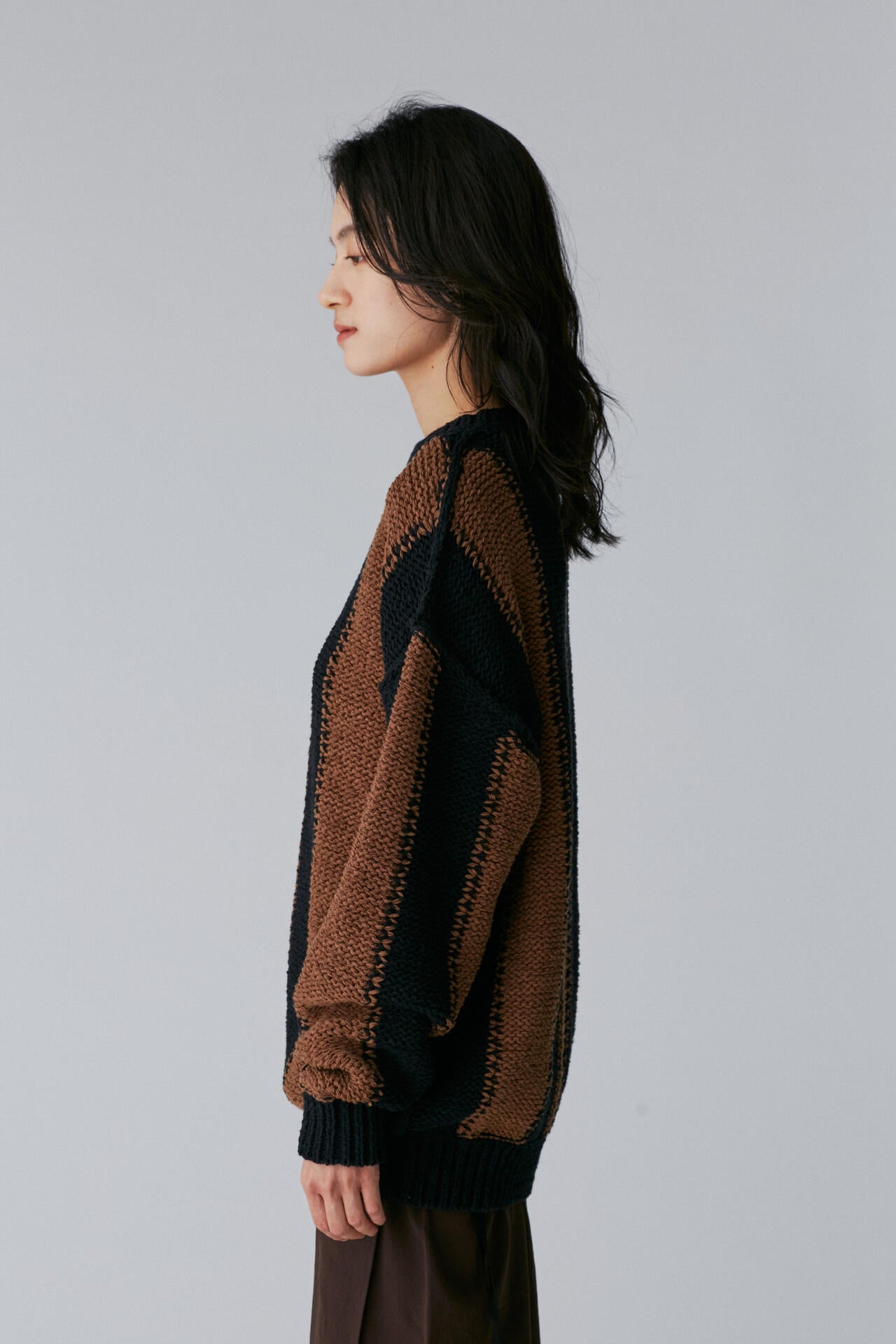 Cristaseya / FETTUCCIA STRIPED SWEATER | THE LIBRARY（ザ ライブ