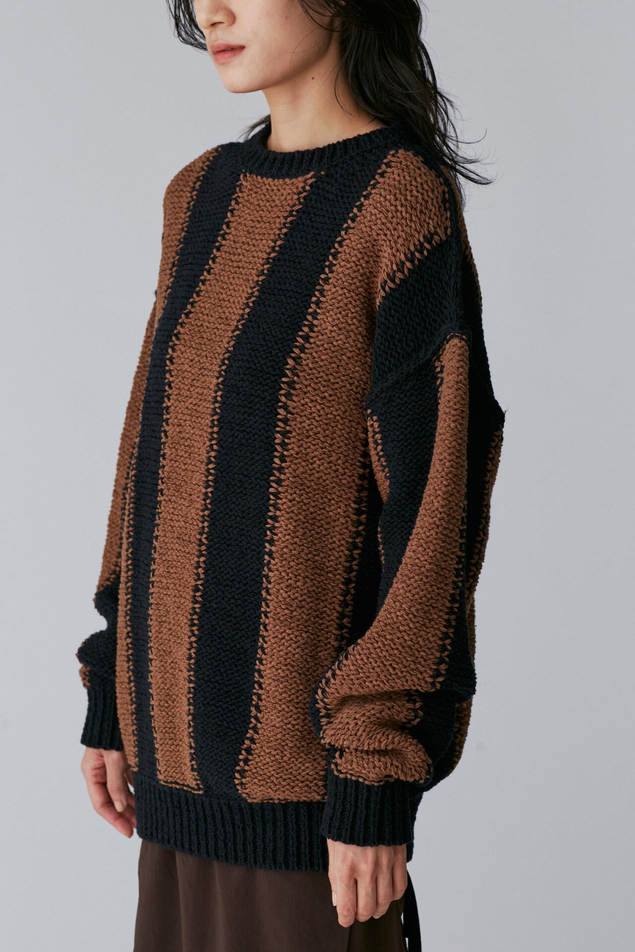 Cristaseya / FETTUCCIA STRIPED SWEATER | THE LIBRARY（ザ ライブ